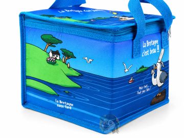Sac glacière isotherme pliable - La Bretagne c’est beau… mais chut ! – Image 3