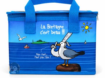 Sac glacière isotherme pliable - La Bretagne c’est beau… mais chut ! – Image 5