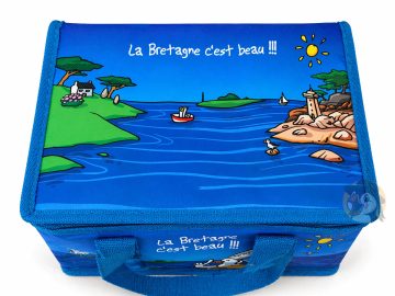 Sac glacière isotherme pliable - La Bretagne c’est beau… mais chut ! – Image 6