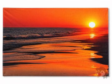 Serviette de plage coucher de soleil 100x170 cm - Côte Ouest