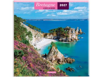 COLLECTION 2027 ! Calendrier 2026/2027 breton Bretagne 16 mois - 30 x 30 cm - Le Bout du Monde