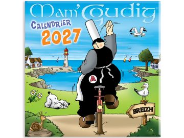 COLLECTION 2027 ! Calendrier 2026/2027 breton Bretagne 16 mois - 30 x 30 cm - Mam Goudig