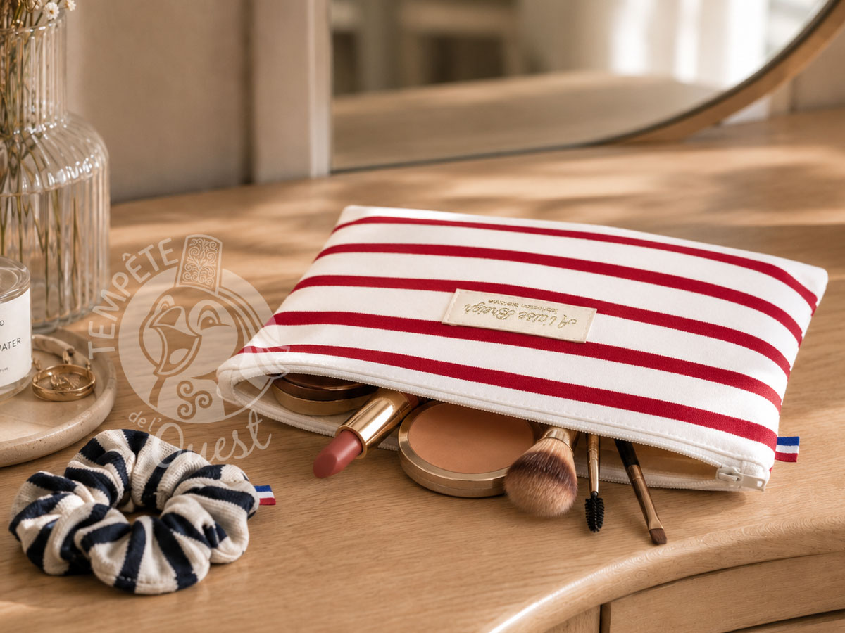 Pochette / trousse marinière A l’Aise Breizh – Image 3