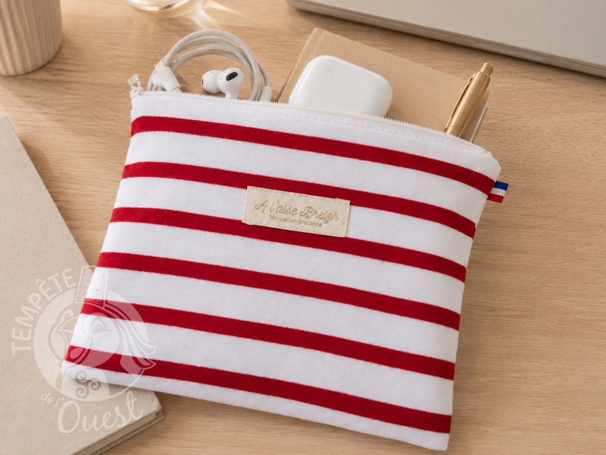 Pochette / trousse marinière A l’Aise Breizh – Image 5