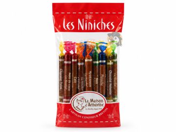 Sachet 15 Niniches de Quiberon assortiment caramel au beurre salé