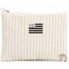 Pochette / Trousse velours Drapeau Breton 24 x 18 cm