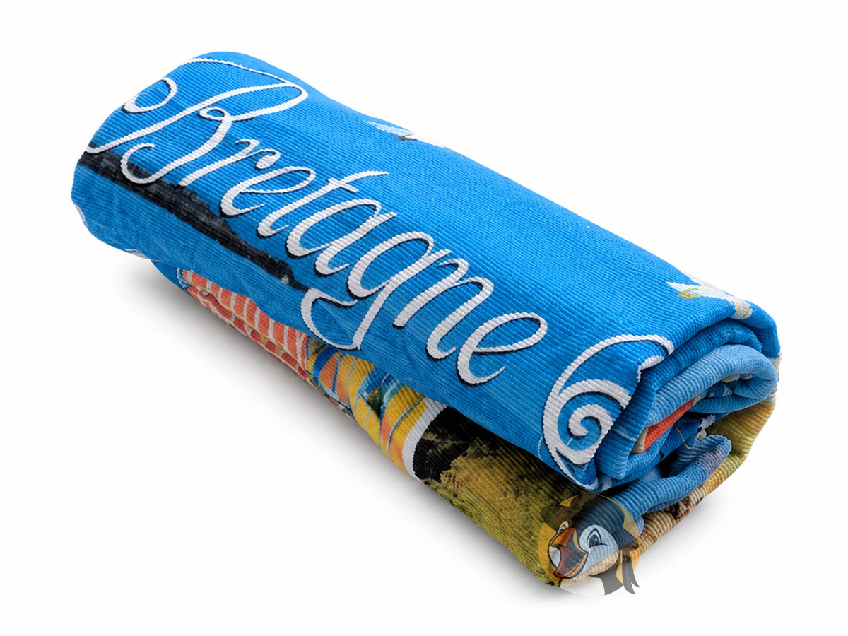 Serviette de plage Paysages de Bretagne 70x140 cm – Image 3