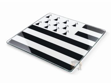 BON PLAN -38% ! Dessous de plat 20 x 20 cm Drapeau breton Gwenn ha du