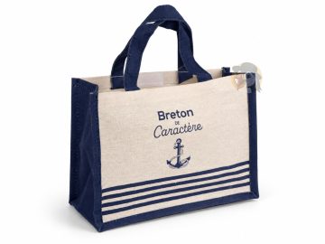 PROMO -50% ! Petit sac en coton - Breton de Caractère