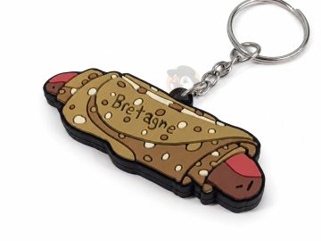 Porte-clé Galette saucisse