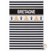 PROMO -50% ! Torchon Bretagne Triskells Hermines