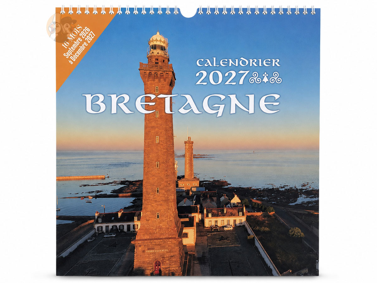 COLLECTION 2027 ! Calendrier 2026/2027 Bretagne 16 mois - 30 x 30 cm