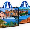 Sac cabas course / shopping Paysages de Bretagne
