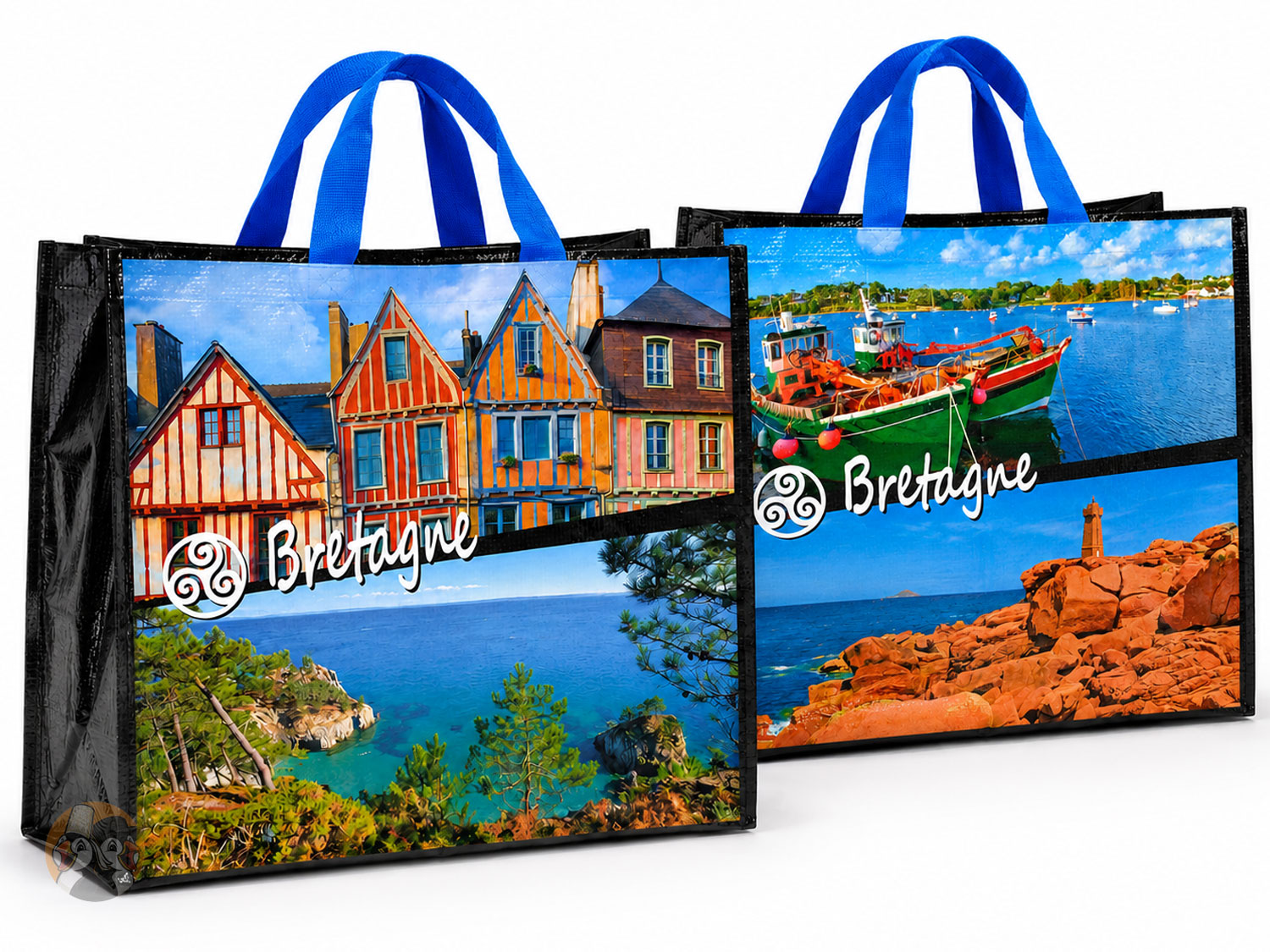 Sac cabas course / shopping Paysages de Bretagne