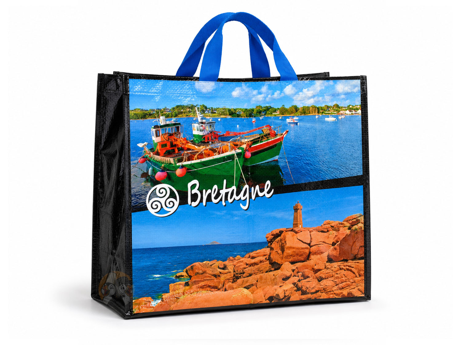 Sac cabas course / shopping Paysages de Bretagne – Image 3