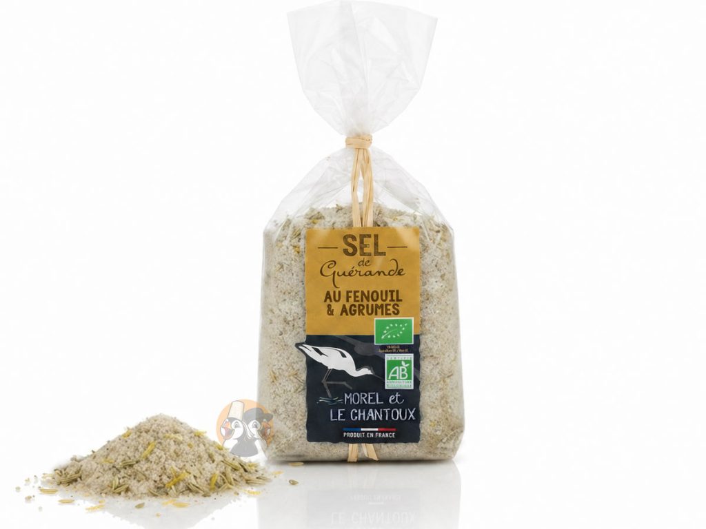 BON PLAN -25% ! Sel de Guérande IGP au fenouil et agrumes – 250g