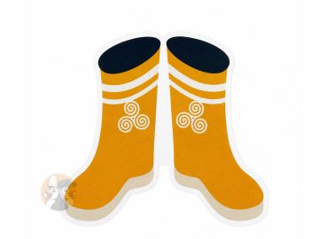 Sticker bottes de pluie triskell