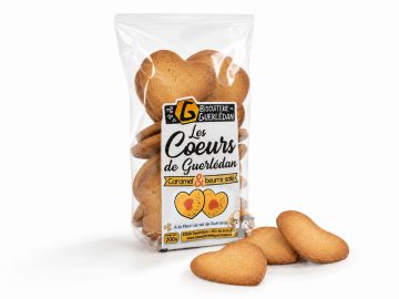 Biscuits bretons Cœurs de Guerlédan au caramel et beurre salé - 200g