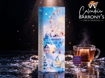 Calendrier de l'Avent thés et tisanes Baronny's 2026 – 24 sachets