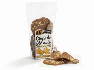 Chips de blé noir à l'Emmental gratiné - 70g