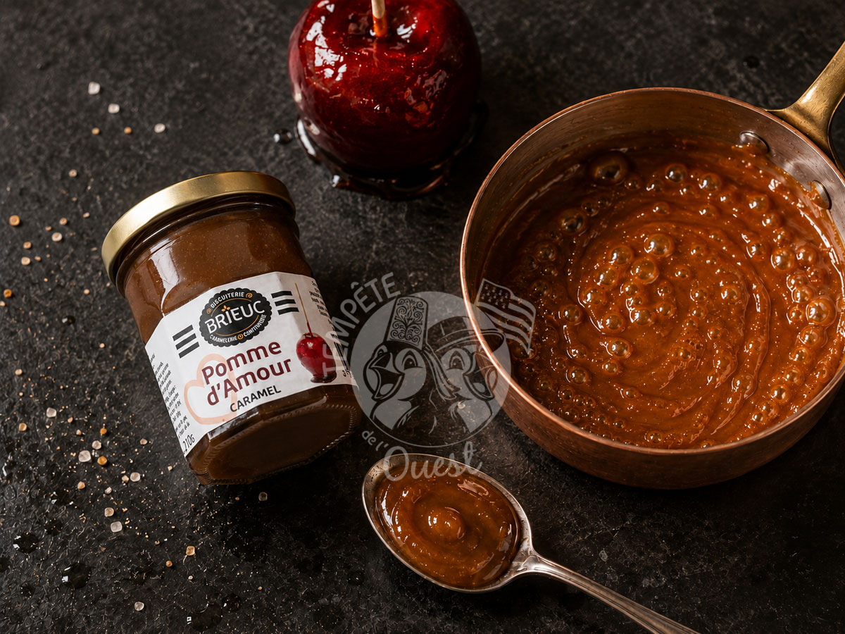 Crème de caramel au beurre salé Pomme d'Amour - 210g – Image 2