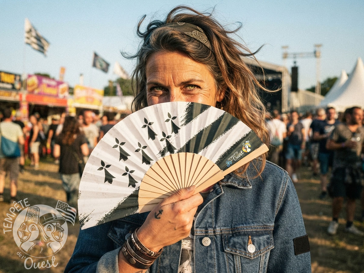 BON PLAN ! Éventail drapeau breton – Image 4