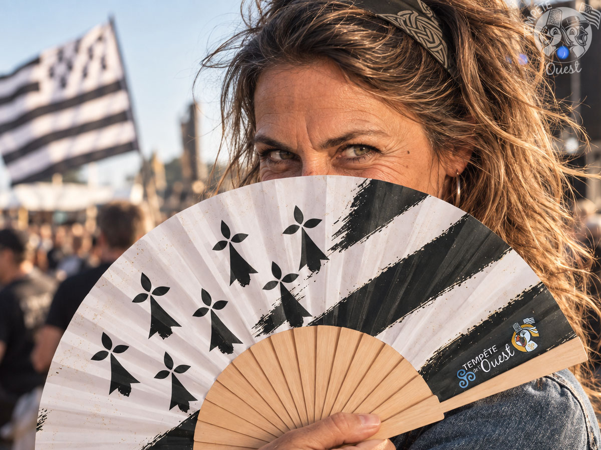 BON PLAN ! Éventail drapeau breton – Image 5