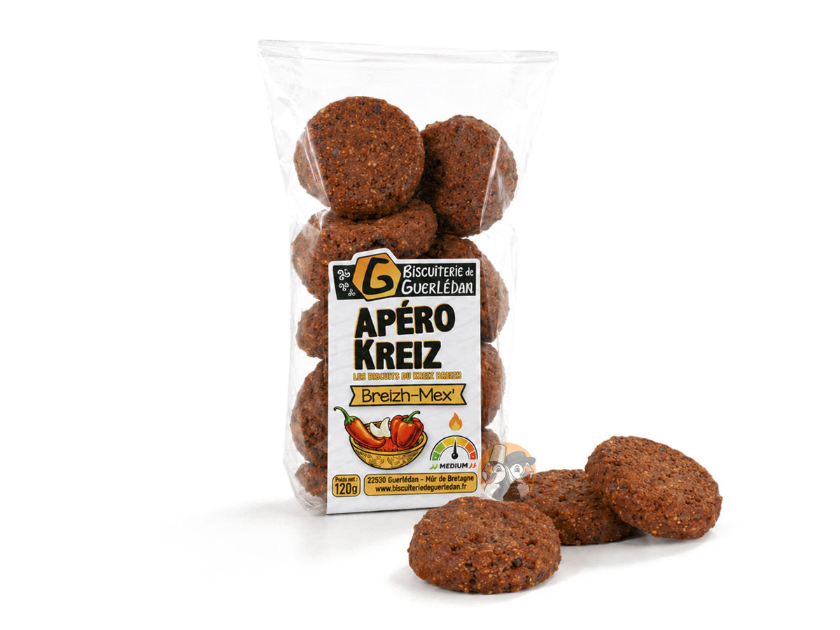 Palets bretons apéro Breizh-Mex’ aux épices - 120g