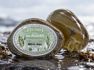 Alternative view of Galet de savon breton aux algues