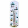 Thermomètre en métal Phares de Bretagne