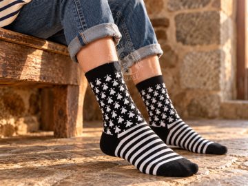 Alternative view of Chaussettes Bretagne Hermines