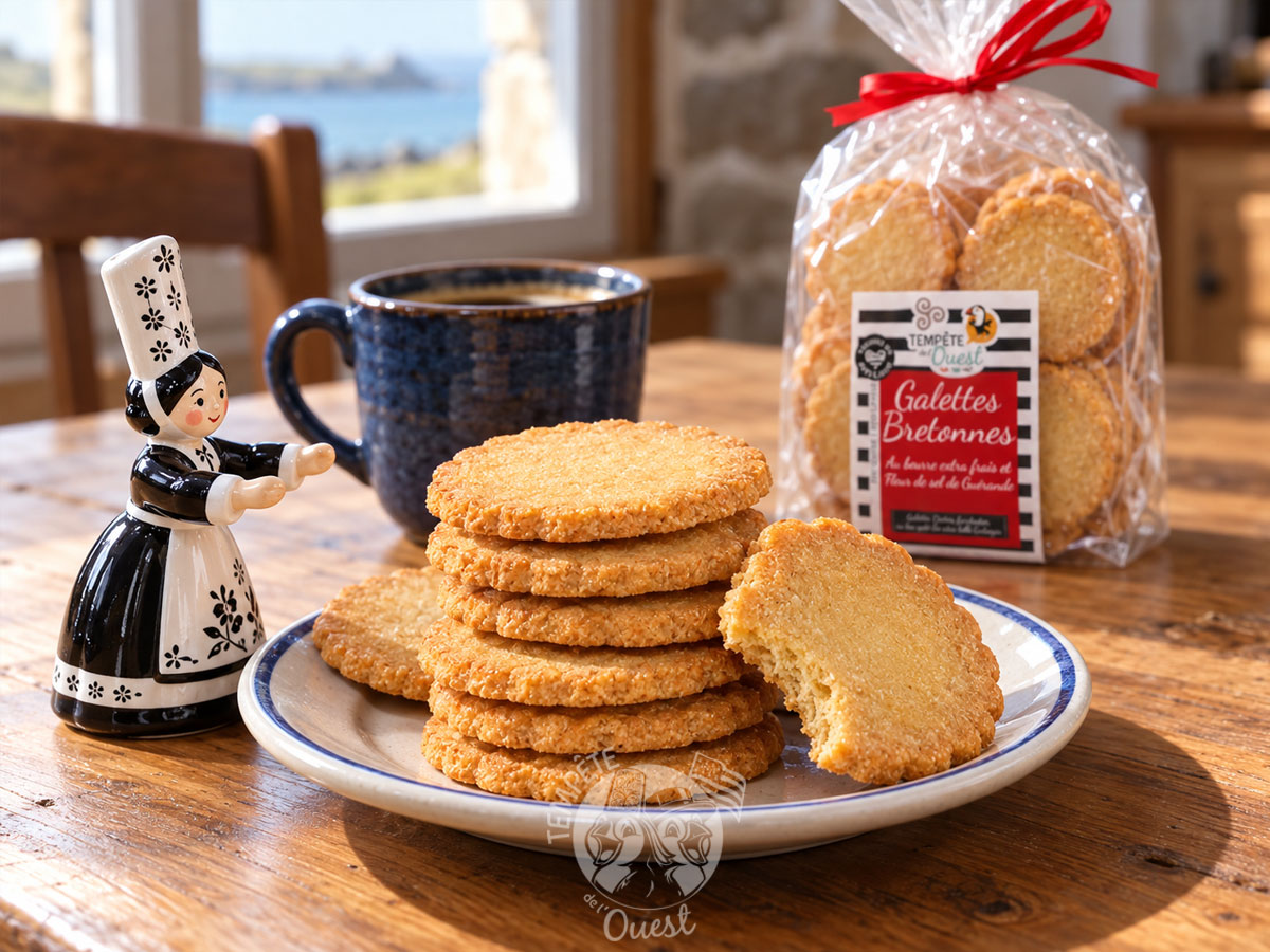 Galettes bretonnes pur beurre et fleur de sel de Guérande – 260g – Image 2
