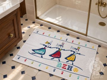 PROMO -38% ! Tapis de bain breton BZH – 50 × 80 cm – Image 2